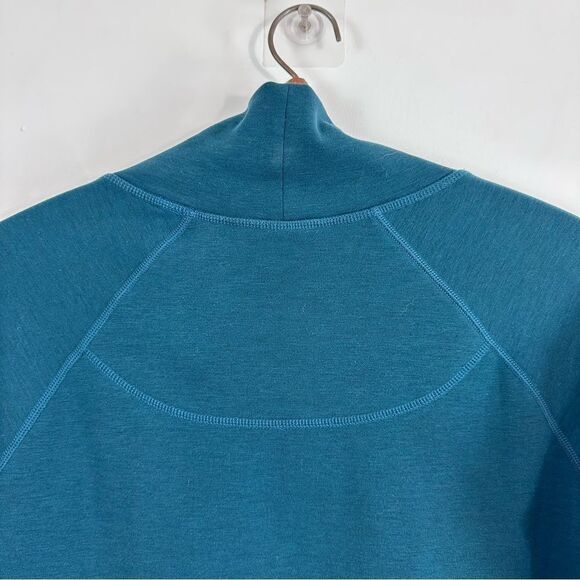 Women's Athleta Teal Crossneck Pullover Sweater Size M - Picture 8 of 8